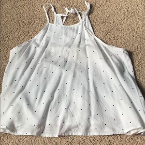 Polka dot top from hollister.
